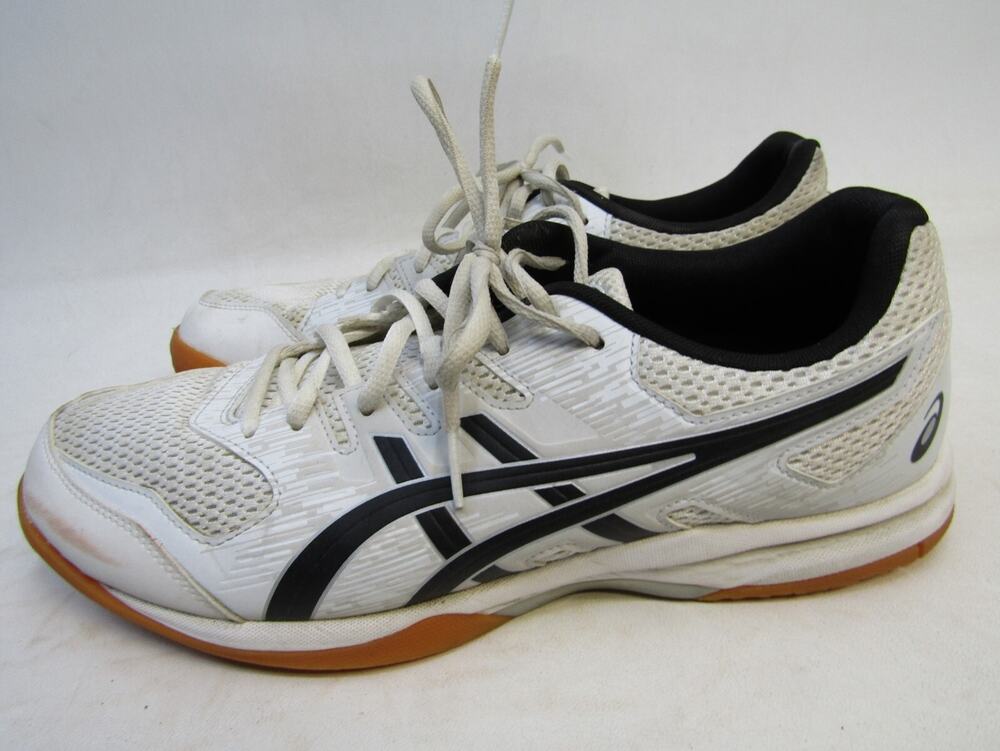 Asics Mens Size 11 White Mesh Laces Comfort Casual Running Shoes